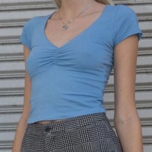 Light Blue Brandy Melville Gina Top